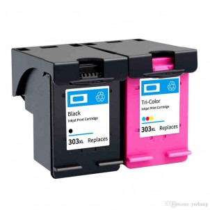 KIT 2 Cartucce Hp 303 XL Compatibili Per Hp Envy Photo 6230 6232 6234 7130 7134 7830 7834 in vendita su tonersshop.it