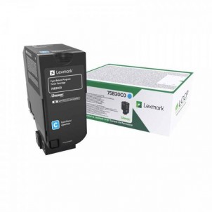 75B20C0 Toner Originale Ciano Per Lexmark CS727DE CX727DE CS728DE 10.000 Pagine in vendita su tonersshop.it