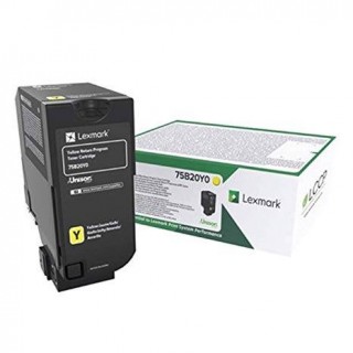 75B20Y0 Toner Originale Giallo Per Lexmark CS727DE CX727DE CS728DE 10.000 Pagine in vendita su tonersshop.it