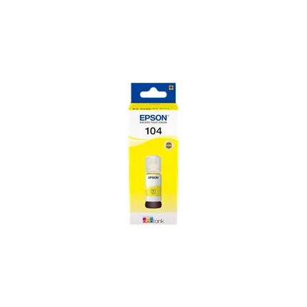 Epson 104 CT13T00P440 Inchiostro Originale Giallo Ecotank ET-2710 ET-2711 ET-2720 ET-2726 ET-2714 ET-4700 in vendita su toner...