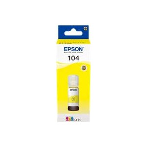 Epson 104 CT13T00P440 Inchiostro Originale Giallo Ecotank ET-2710 ET-2711 ET-2720 ET-2726 ET-2714 ET-4700 in vendita su toner...