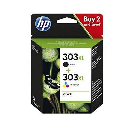 3YN10AE Kit 2 Cartucce HP 303 XL Originali Hp Envy Photo 6220 6230 6232 6234 7120 7130 7134 7820 7830 in vendita su tonerssho...