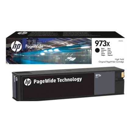 HP973XLBK-L0S07AE Cartuccia Originale Nero Hp PageWide P57750 P55250 pro 452 pro 477 in vendita su tonersshop.it