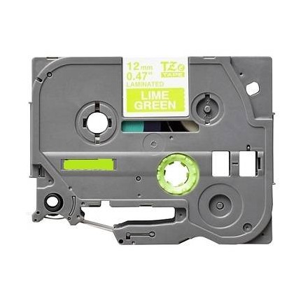 NCTZEMQG35 Nastro Compatibile Bianco Verde 12mmX5m Per Brother P-Touch 1000 P-Touch 1200 P-Touch 1250 P-Touch 1260 in vendita...