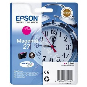 ORIGINAL Epson Cartuccia d'inchiostro magenta C13T27034010 T2703 ~300 PAGINE 3.6ml in vendita su tonersshop.it