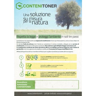 N°02 Contenitoner Pro - box da 30x30x70 (fino a 40kg) 1 Ritiro Annuo - Servizio smaltimento in vendita su tonersshop.it