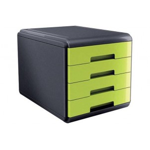 CASSETTIERA Mydesk 4 cassetti - Infrangibile - Colore VERDE in vendita su tonersshop.it