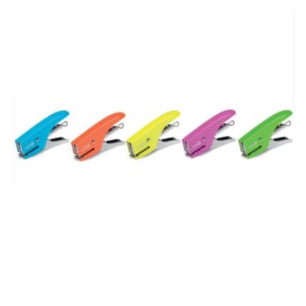 Cucitrice a pinza MINI 8 FLUO punto chiuso - azzurro in vendita su tonersshop.it