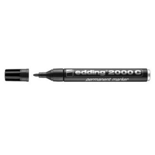 Marcatore EDDING 2000C - Nero - punta conica - conf. 10 pz in vendita su tonersshop.it