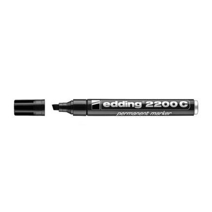 Marcatore EDDING 2200C - Nero - p. scalpello - conf. 10 pz in vendita su tonersshop.it