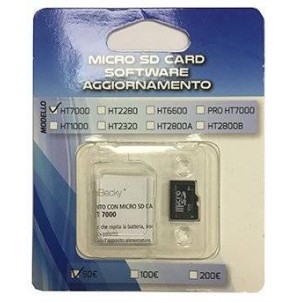 MICRO SD - AGGIORNAMENTO HT7000 ALLE NUOVE 100-200 EURO in vendita su tonersshop.it