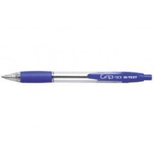 HI-TEXT 901 GRIP penna scatto punta 1 mm Colore BLU 12 pz in vendita su tonersshop.it