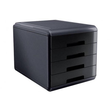 CASSETTIERA Mydesk 4 cassetti - Infrangibile - Colore NERO in vendita su tonersshop.it