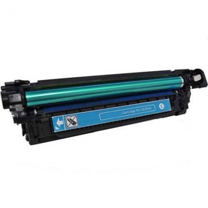 CE251A Toner Compatibile Ciano Per Hp LaserJet CM 3530 CM 3530FS CP 3520 CP 3525 CP 3525DN CP 3525N CP 3525X in vendita su to...