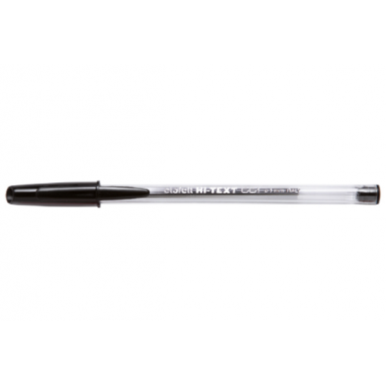 HI-TEXT 661 penna sfera punta media 1 mm Colore NERO 50 pz in vendita su tonersshop.it