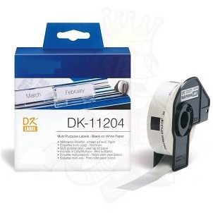DK11204 Rotolo da 400 etichette 17mmX54mm Per Brother QL 1000 1050 1060 500 550 560 570 580 650 700 710 720 in vendita su ton...