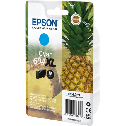 Epson 604 XL Cartuccia Originale Ciano XP-3200 XP-2205 XP-3205 XP-4200 XP-4205  in vendita su tonersshop.it