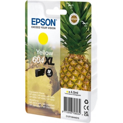 Epson 604 XL Cartuccia Originale Giallo Expression Home XP-3200 XP-2205 XP-3205 XP-4200 XP-4205  in vendita su tonersshop.it