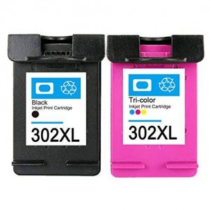 Kit 2 Cartucce HP 302 XL Compatibili Per Officejet 3833 3834 PSC 1110 Deskjet 2130 Envy 4520 4524 4527 in vendita su tonerssh...