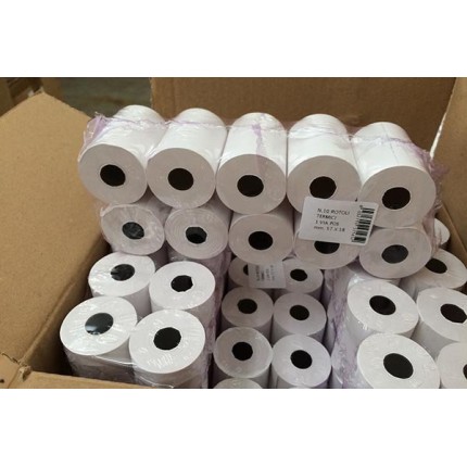 10x Rotolo per POS in carta termica mm 57 x 15 mtl in vendita su tonersshop.it