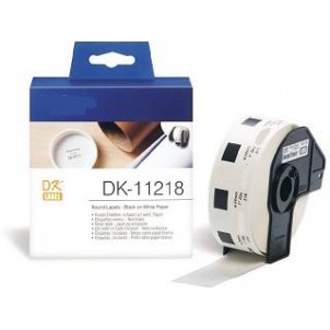 DK11218 Rotolo da 1000 etichette circolari diametro 24mm Per Brother QL 1000 1050 1060 500 550 560 570 580 650 700 710 720 in...