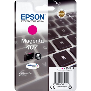 C13T07U340 Cartuccia 407 Magenta Epson Workforce Pro WF-4745DTWF in vendita su tonersshop.it