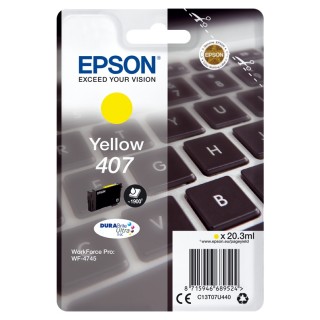 C13T07U440 Cartuccia 407 Giallo Epson Workforce Pro WF-4745DTWF in vendita su tonersshop.it