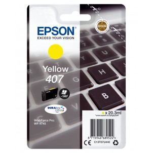 C13T07U440 Cartuccia 407 Giallo Epson Workforce Pro WF-4745DTWF in vendita su tonersshop.it