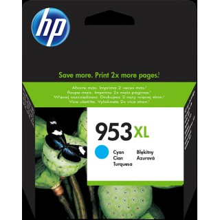 HP 953 XL Cartuccia Ciano Originale Per Hp Officejet Pro 8210 Officejet Pro 8218 Officejet Pro 8710 All-in One Officejet Pro ...