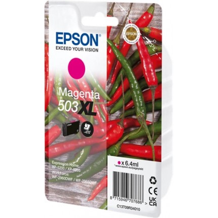 503XL Cartuccia Magenta Originale Per Epson Expression Home XP-5200 WorkForce WF-2960DWF Expression Home XP-5205 C13T09R34010...