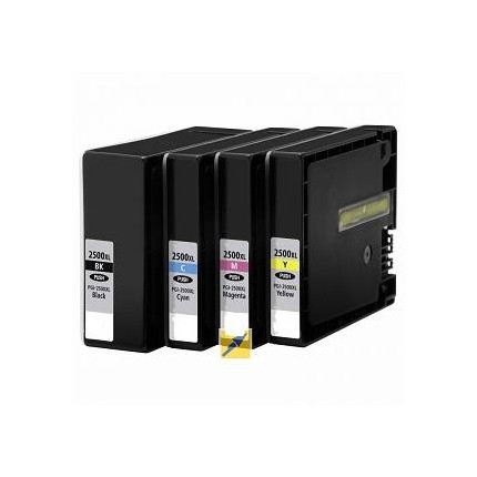 PGI-2500Y Cartuccia Compatibile Giallo Per Canon MAXIFY MB5050 MB5150 MB5155 MB5350 MB MB5455 iB4050 iB4150 in vendita su ton...