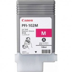 CARTUCCIA PFI-102M COMPATIBILE CANON MAGENTA PER CANON IPF500 IPF600 IPF700 LP17 LP24 PFI-102BK 130ML in vendita su tonerssho...