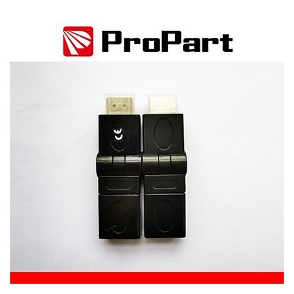 Adatt. Spina HDMI (19PIN) - Presa HDMI(19PIN) rotante dorato in vendita su tonersshop.it