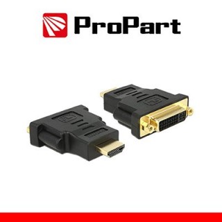 Adatt. Spina HDMI(19PIN)-Presa DVI-D Dual Link(24+5) dorato in vendita su tonersshop.it