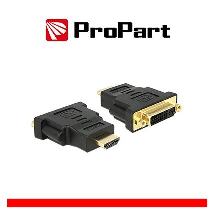 Adatt. Spina HDMI(19PIN)-Presa DVI-D Dual Link(24+5) dorato in vendita su tonersshop.it