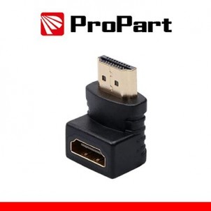 Adattatore Spina HDMI (19PIN) â€“ Presa HDMI (19PIN) 90Â° dorat in vendita su tonersshop.it