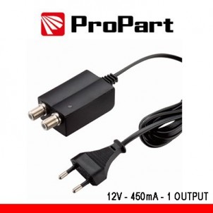 Alimentatore per amplificatori d'antennaTV 12V 450mA 1uscita in vendita su tonersshop.it