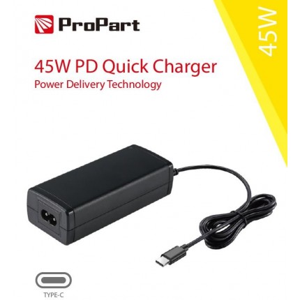 Alimentatore Type C 45W Quick charge PD desktop in vendita su tonersshop.it