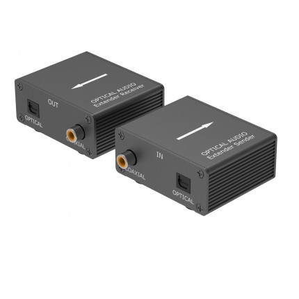 Kit TX-RX Extender Audio TOSLINK SPDIF, 100MT UTP, POE in vendita su tonersshop.it