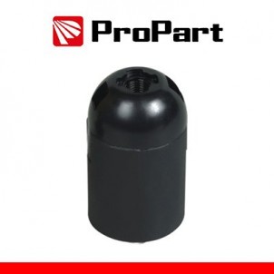Portalampada E27 4A 250V x cavo 0.5-2.5mm2 60w nero in vendita su tonersshop.it