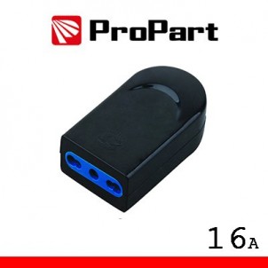 Presa 10/16A 2P+T nera polybag in vendita su tonersshop.it