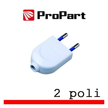 Spina 10A 2 poli polybag in vendita su tonersshop.it