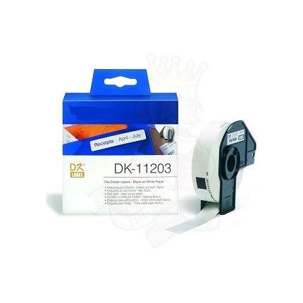 DK11203 Rotolo da 300 etichette 17mmX87mm Per Brother QL 1000 1050 1060 500 550 560 570 580 650 700 710 720 in vendita su ton...