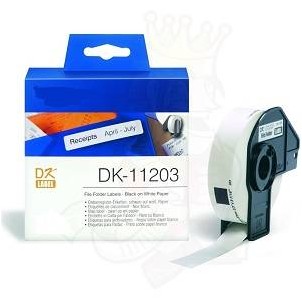 DK11203 Rotolo da 300 etichette 17mmX87mm Per Brother QL 1000 1050 1060 500 550 560 570 580 650 700 710 720 in vendita su ton...