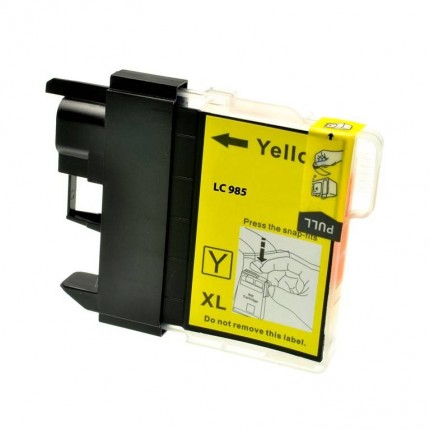 LC985Y Cartuccia Compatibile Giallo Per Brother DCP J124 J140 J315 J515 MFC J220 J265 J410 J415 in vendita su tonersshop.it