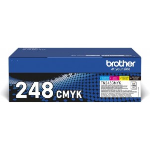 TN-248CMYK Kit 4 Toner Originali Brother MFC L8390 L8340 L3760 L3220 L3215 L3240 L3520 L3515 in vendita su tonersshop.it