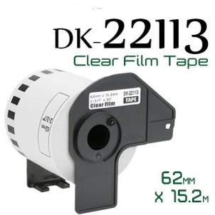 NCDK22113 Nastro Clear 62mmX15.24m Compatibile Per Brother P-Touch QL1000 1050 1060 820 in vendita su tonersshop.it