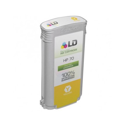 70 Cartuccia Giallo Compatibile Con HP Z2100 Z3100 Z3200 Z5200 Z5400 C9454A  in vendita su tonersshop.it