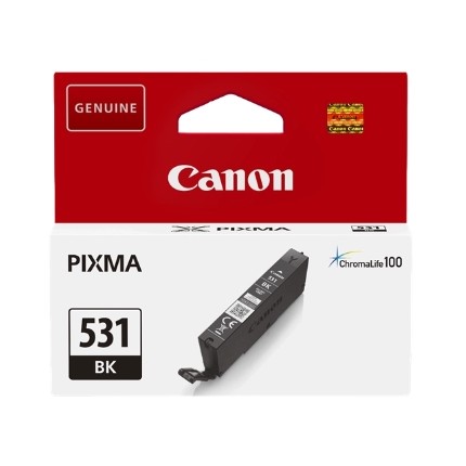 CLI-531BK Cartuccia Nera Orignale Per Canon PIXMA TS8750 PIXMA TS8751 in vendita su tonersshop.it