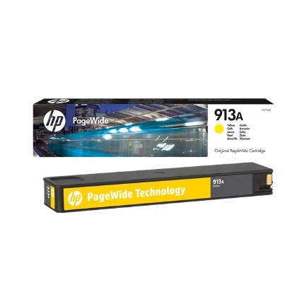 HP913AY Cartuccia Originale Gialla Per HP 352dn PageWide Pro 377dn PageWide Pro 452dw PageWide Pro 452dwt PageWide  in vendit...
